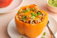 Easy Air Fryer Stuffed Peppers
