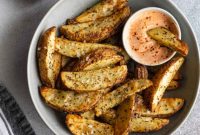 Crispy Air Fryer Potato Wedges