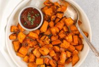 Crispy Air Fryer Sweet Potato Cubes