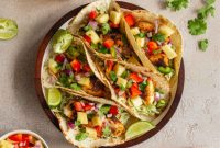 Crispy Air Fryer Fish Tacos