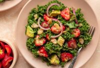 Vibrant Strawberry Kale Salad