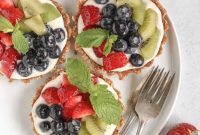 Effortless Fresh Vegan Fruit Tarts