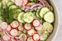 Fresh Cucumber Radish Salad