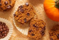 Spiced Pumpkin Banana Muffins