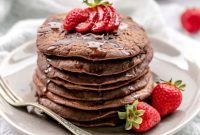 Delicious Chocolate Protein Pancakes