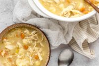 Gluten-Free Dairy-Free Creamy Chicken Cauliflower Soup