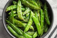 Crispy Air Fryer Snap Peas