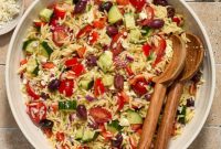 Mediterranean Orzo with Zesty Lemon Dressing