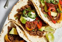 Zesty Ground Beef Fajitas