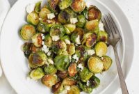 Honey-Kissed Brussels Sprouts & Tangy Goat Cheese