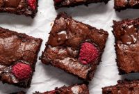 Luscious Raspberry Brownies