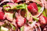 Vibrant Raspberry Poppy Seed Vinaigrette