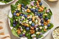 Vibrant Spinach Berry Salad with Zesty Dijon