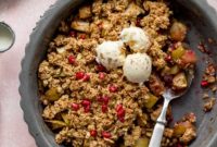 Wholesome Vegan Gluten-Free Apple Cranberry Crisp
