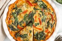Sweet Potato Crusted Quiche