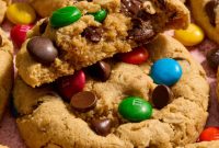 Instant Thick Chewy Almond Flour Monster Cookies