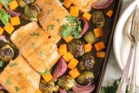 Sheet Pan Maple Dijon Salmon Dinner