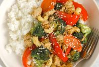 Speedy Ground Chicken Stir-Fry