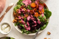 Jeweled Roasted Roots with Candied Walnuts
