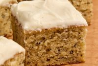 Double Sour Cream Banana Cake