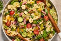 Zesty Italian Farfalle Pasta Salad