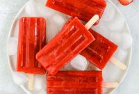 Simple 2-Ingredient Strawberry Watermelon Popsicles