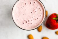 Plant-Based Strawberry Almond Power Smoothie