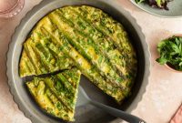 Spring Asparagus Savory Custard