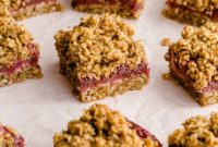 Strawberry Steel Cut Oat Bars