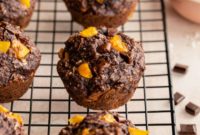 Exotic Mango Coconut Chocolate Muffins