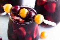 Sparkling Berry Cherry Kombucha Sangria