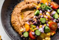Black Bean Hummus Bowl Bliss