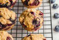 Berry-Burst Oatmeal Muffins