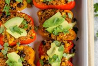 Plant-Powered Stuffed Peppers