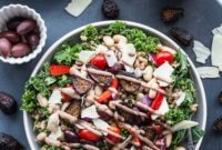 Fig Tahini Dressed Tuscan Farro Salad