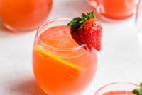 Strawberry Rhubarb Gin Fizz A Spirited Cookbook Review