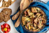 Easy Instant Pot Ham and Brie Strata