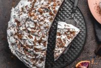 Crimson Zest Chocolate Cake Vegan