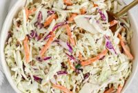 Easy Whole30 & Paleo Creamy Coleslaw