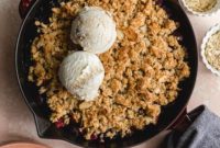 Delectable Cherry Almond Berry Crisp