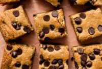 Heavenly Almond Blondies