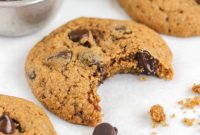 Hearty Oat Flour Chocolate Chip Cookies
