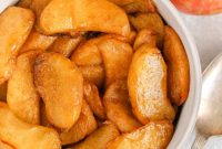 Golden Air Fryer Apple Bites