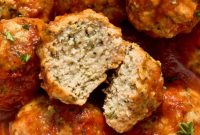 Healthy Air Fryer Chicken Meatballs
