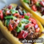 Maple BBQ Pork Spaghetti Squash Boats 3 Maple Pulled Pork Stuffed Spaghetti Squash
