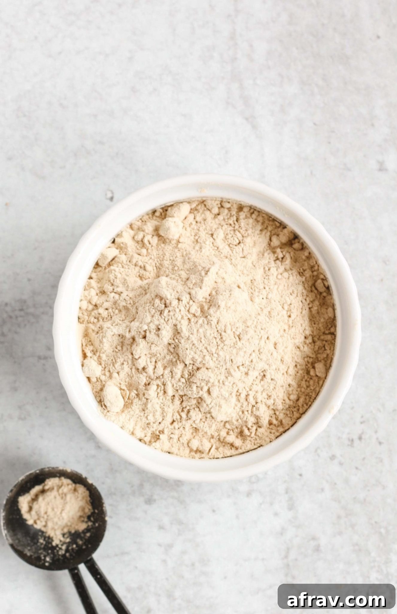 powdered coconut sugar in small white dish