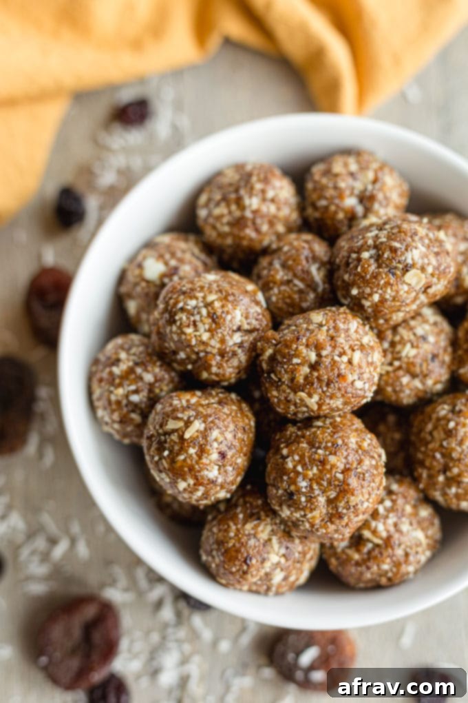Apricot Coconut Balls, a quick and easy small batch no-bake treat.