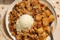 Gluten-Free Almond Flour Apple Pecan Crisp