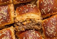 Air Fryer Mini Cheeseburgers