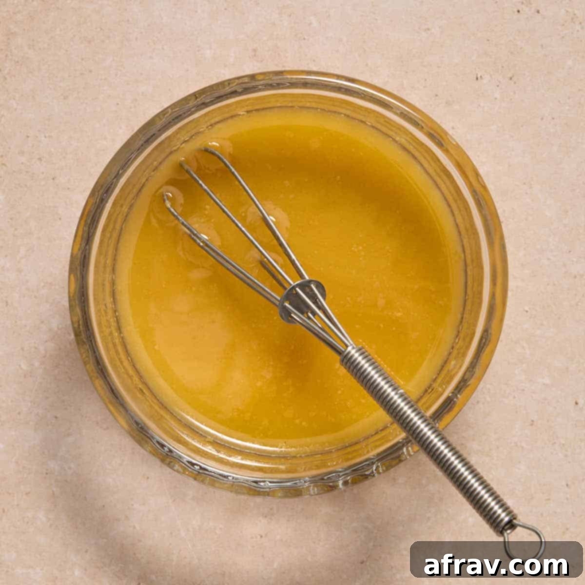 Air Fryer Mini Cheeseburgers 9 Melted butter mixture whisked together in a small glass bowl.